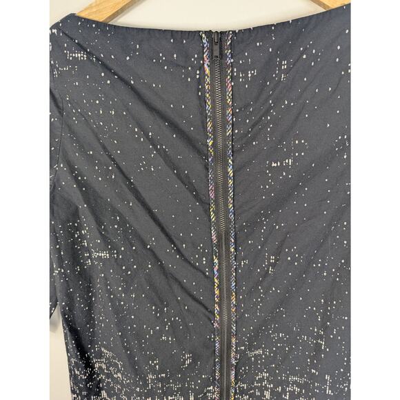 COS Cotton Pixel Printed Half Sleeve Mini Dress - Picture 7 of 7